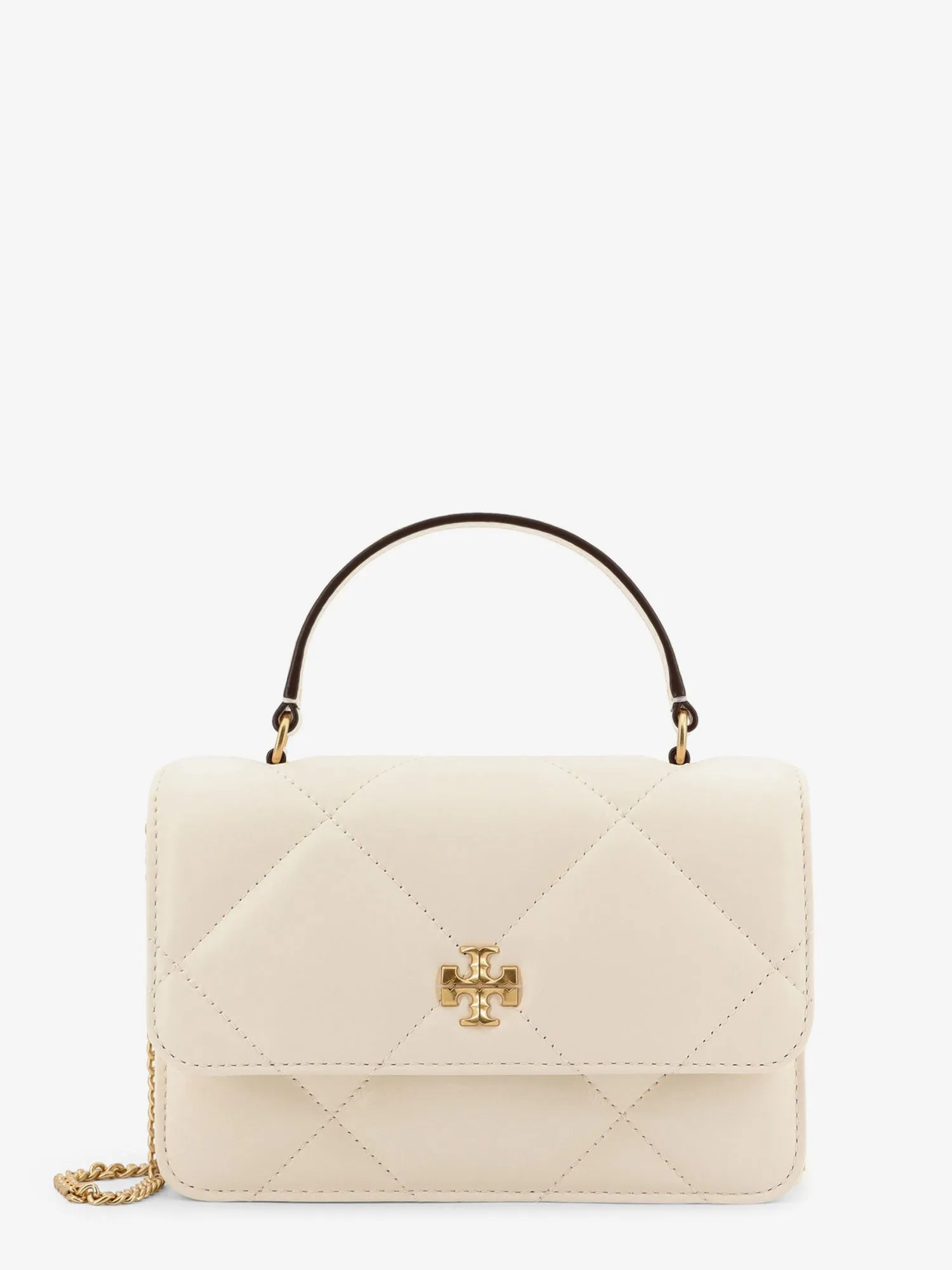 Tory Burch Kira Leather Wallet With Shoulder Strap