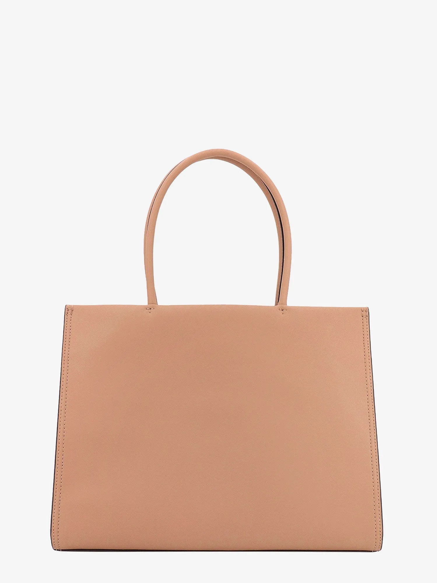 Tory Burch Leather Handbag With Embossed Logo On The Front