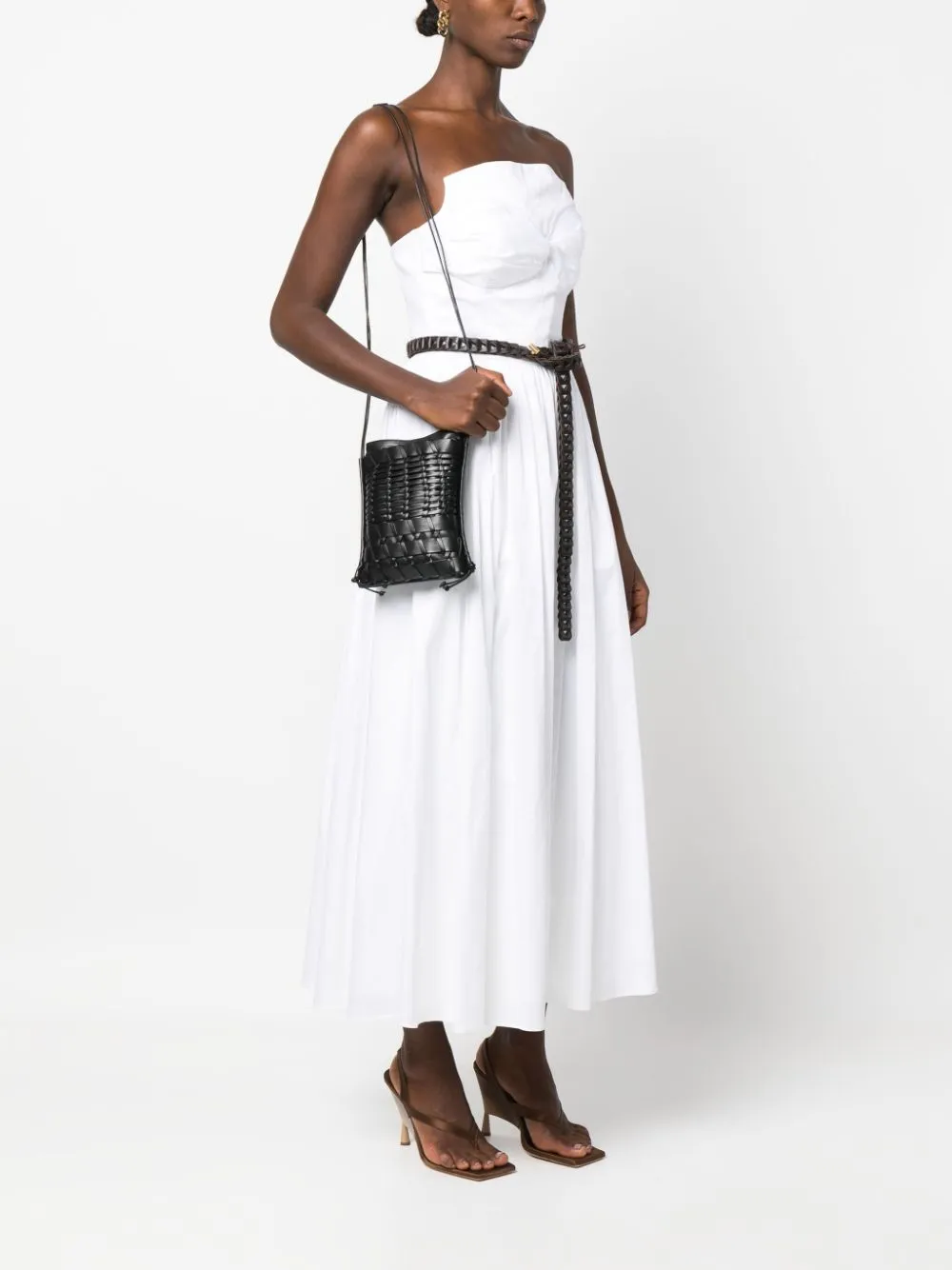 Trena leather crossbody bag