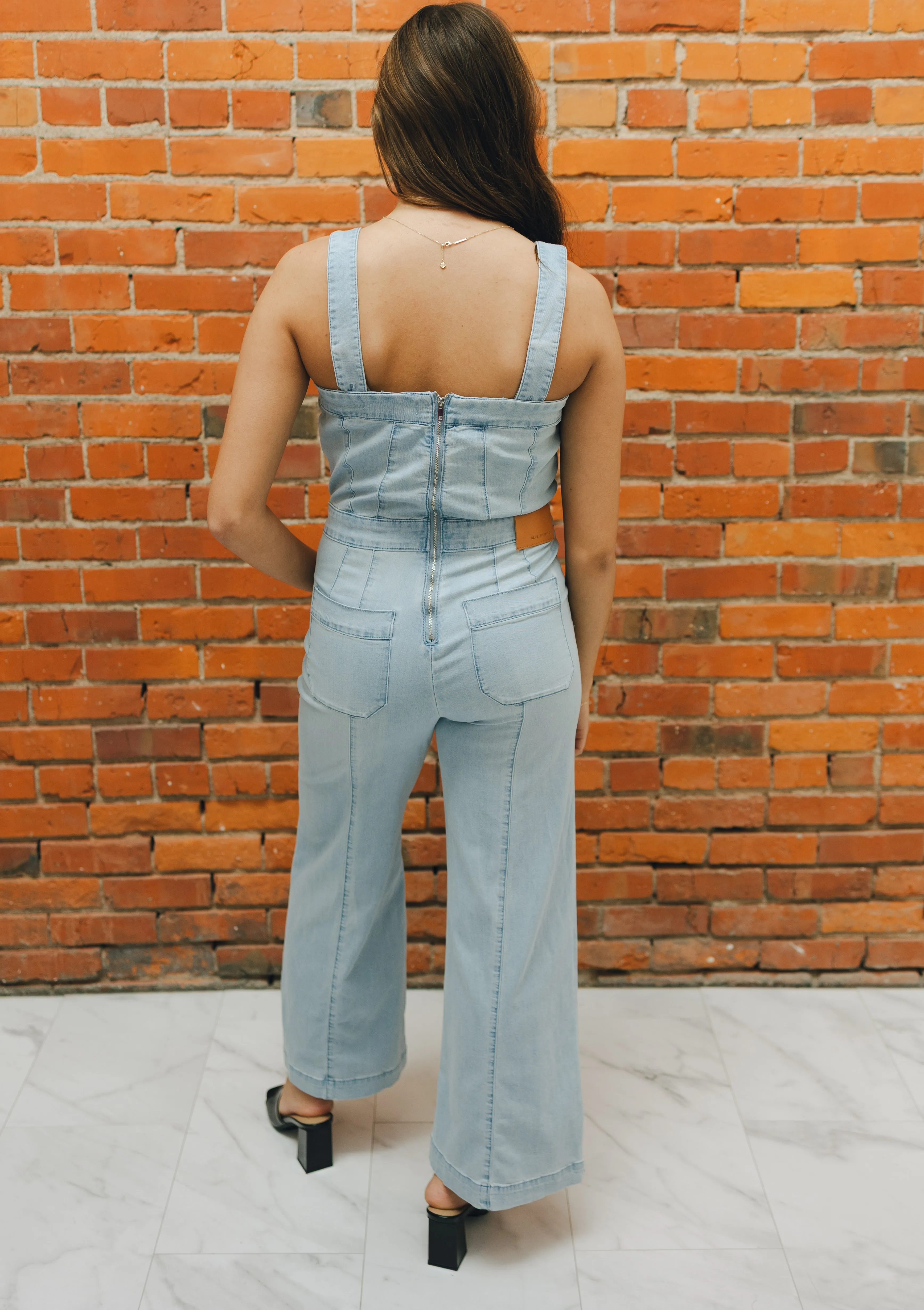 Tribal Jumpsuit W/Adjustable Straps & Pockets