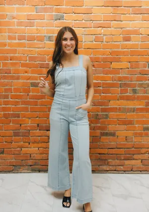 Tribal Jumpsuit W/Adjustable Straps & Pockets