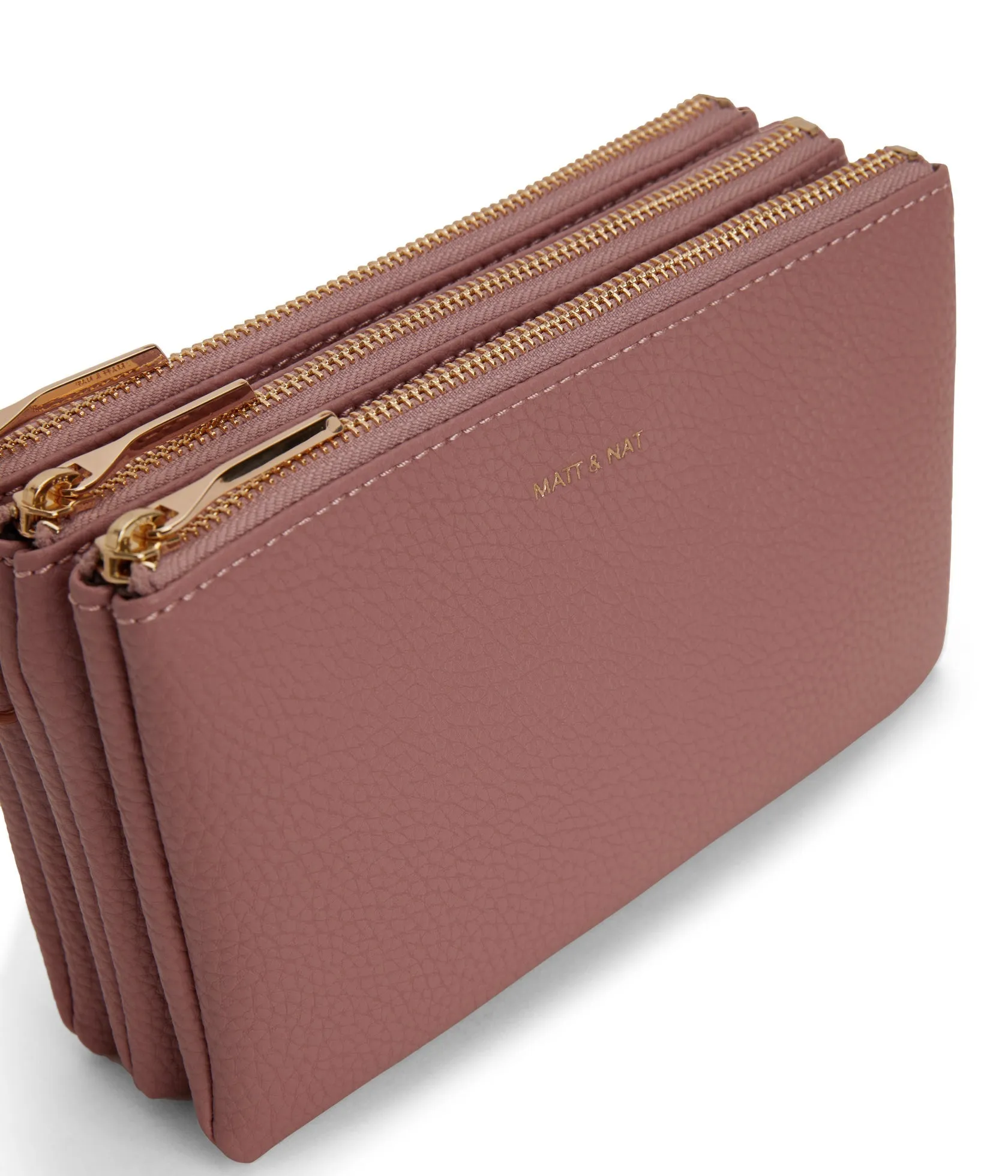 TRIPLET Vegan Crossbody Bag - Purity / ROSE
