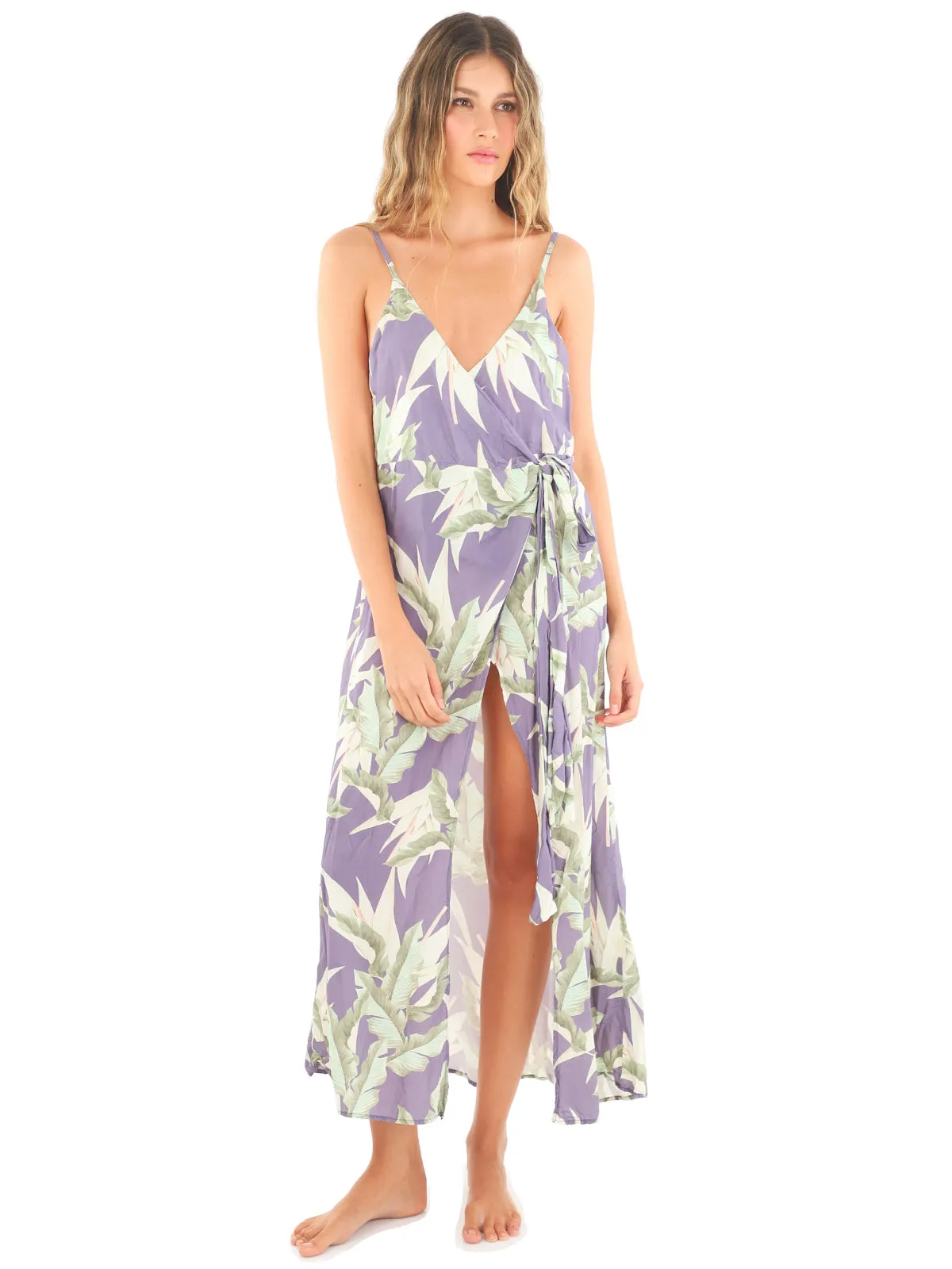 Tropical Periwinkle Mar Dress ::RET