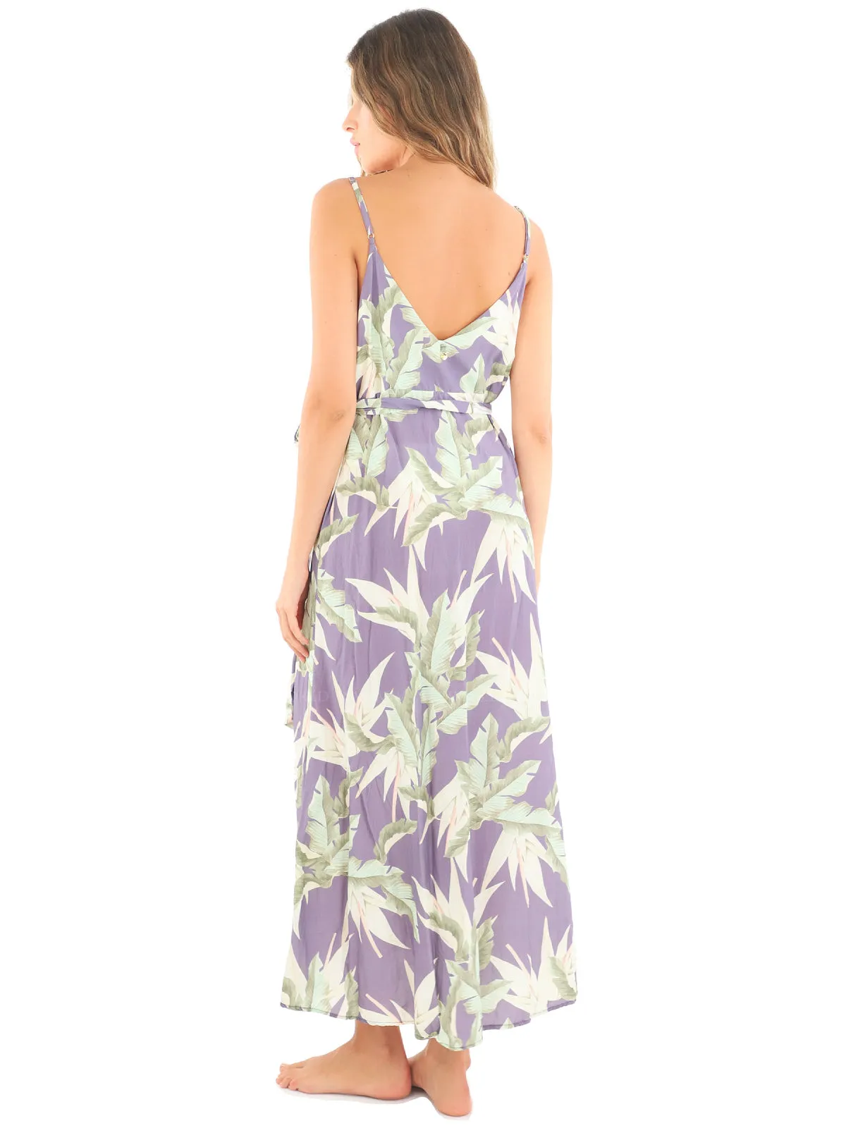 Tropical Periwinkle Mar Dress ::RET