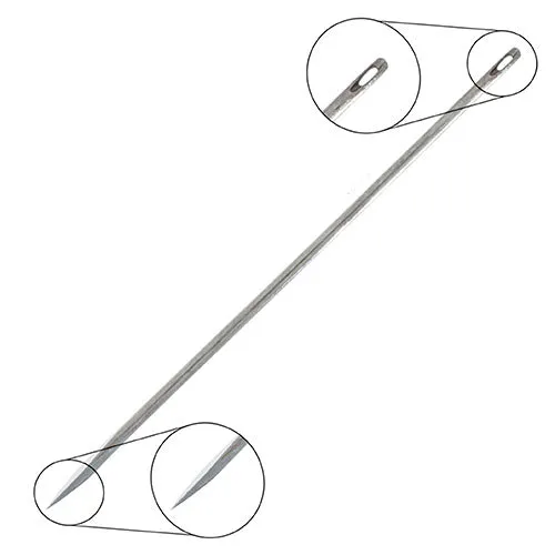 Tulip Leather Needles Middle 2pcs. .96x45.5mm