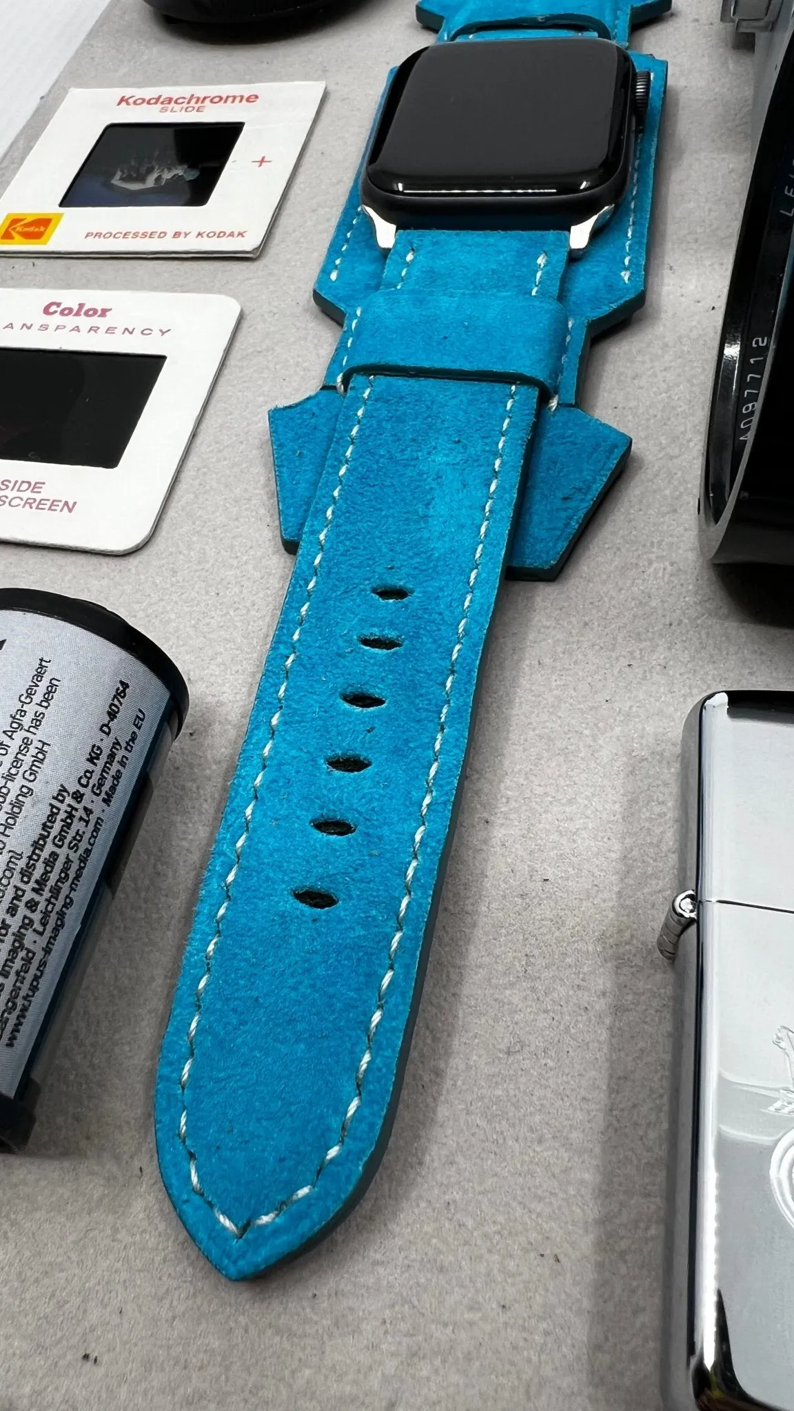 Turquoise Apple Watch Band luxury 45mm, Garmin Watch Band, iWatch Smartwatch band, Samsung Galaxy watch band