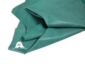 TURQUOISE DISTRESSED LEATHER  2.5 oz-3 oz (1.0 to 1.2m)
