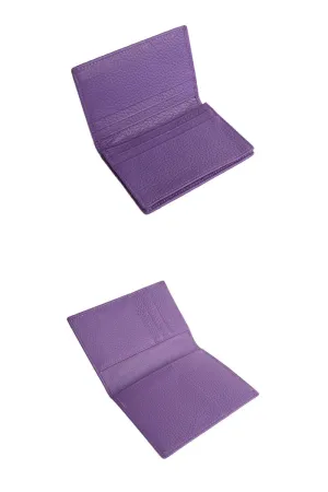 Two Piece Leather Passport and Card Case Set