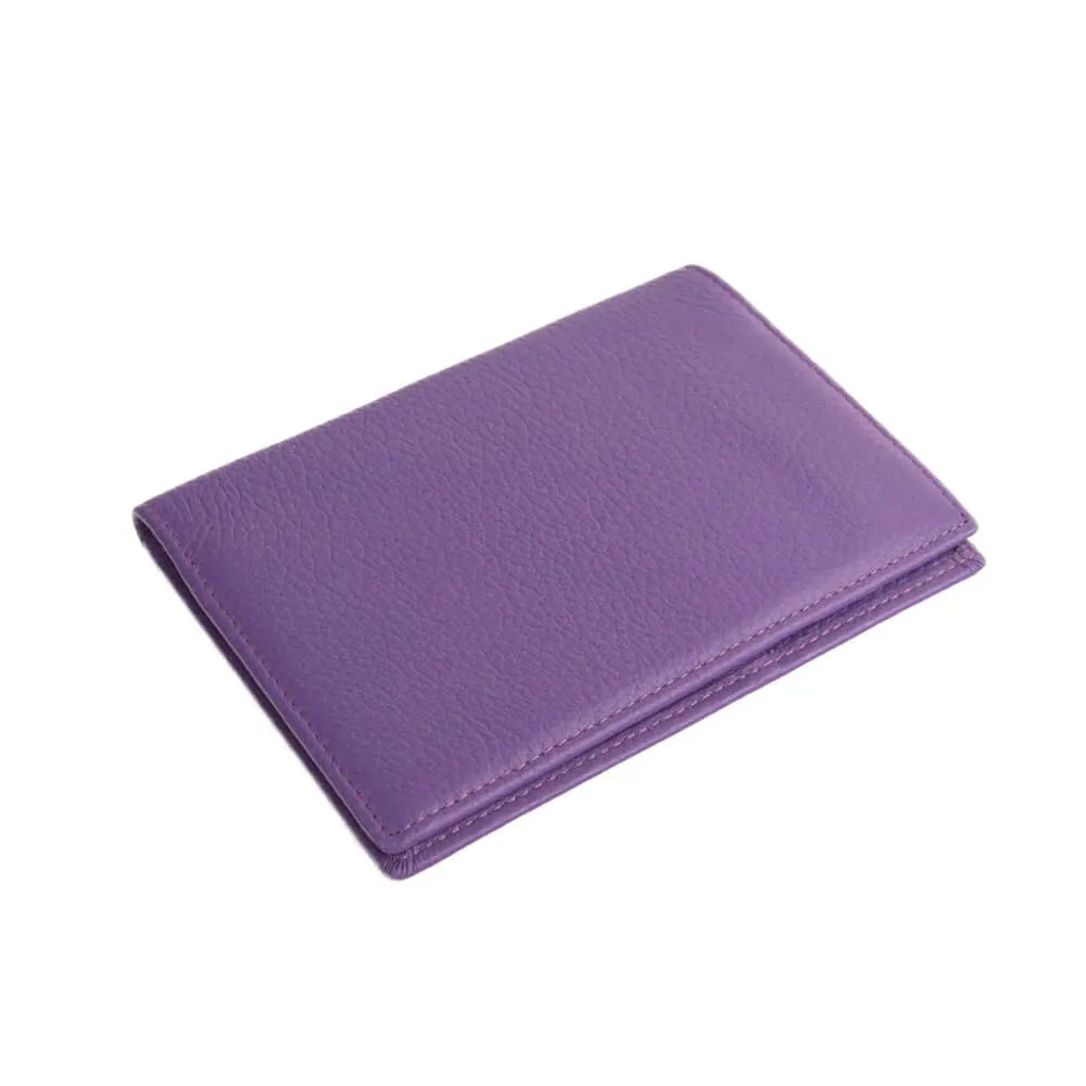 Two Piece Leather Passport and Card Case Set