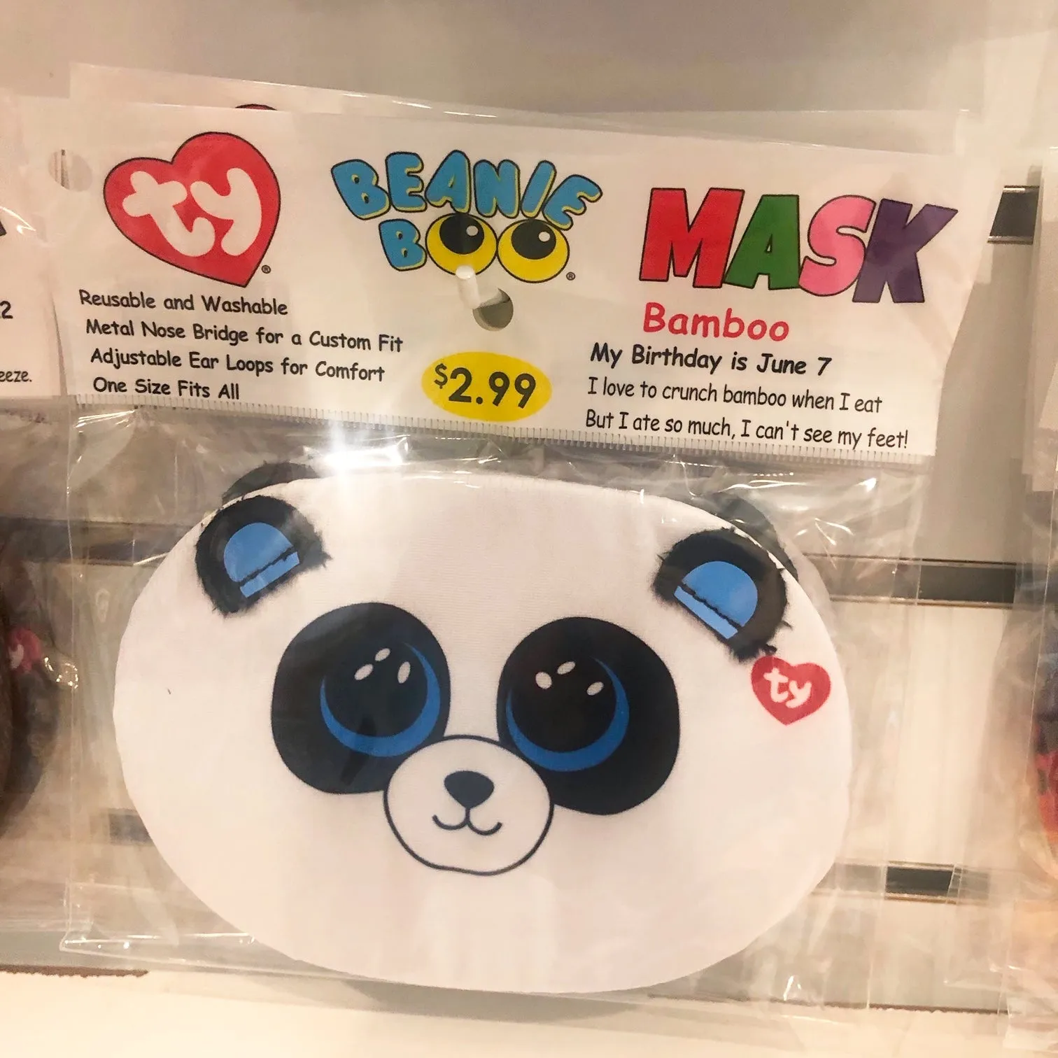 TY Kid's Face Mask