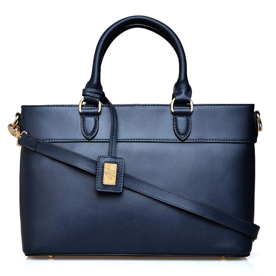 Ula in Blue Smooth Leather