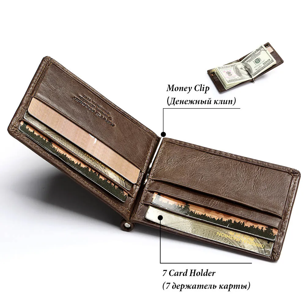 Ultra-thin Men's Money Clip Wallet