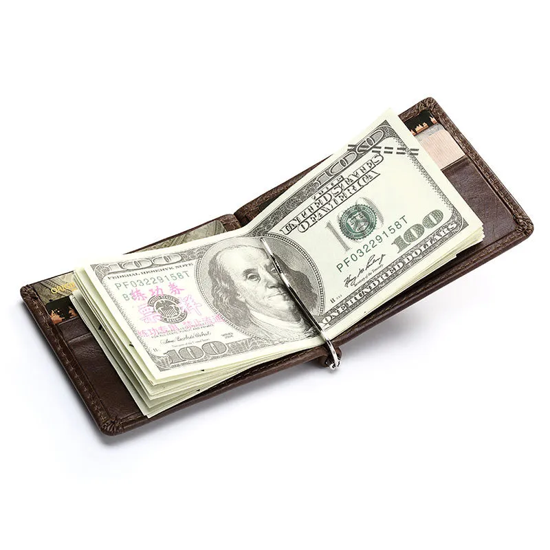 Ultra-thin Men's Money Clip Wallet
