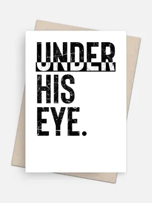Under His Eye Empowerment Card