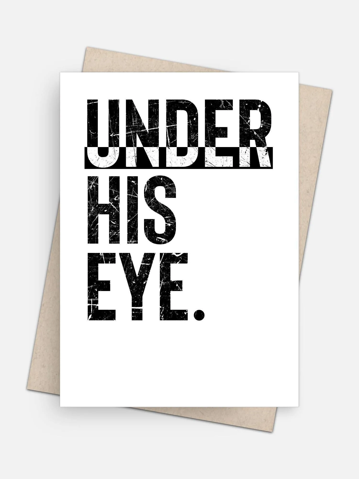 Under His Eye Empowerment Card