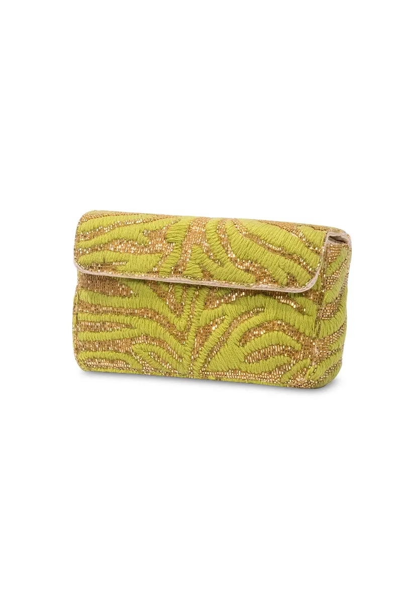 Urban Tiger Pattern Embroidery Shoulder Bag