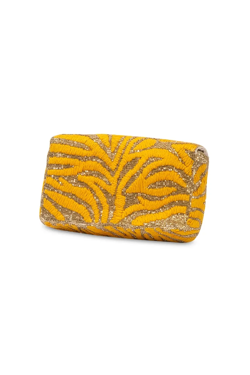 Urban Tiger Pattern Embroidery Shoulder Bag