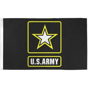 U.S Army Flag With Grommets 3 X 5 Feet