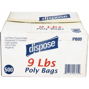 Value  - Poly Bags - 9 lb