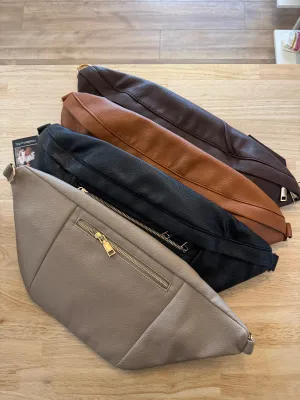 Vegan Leather Large Crossbody