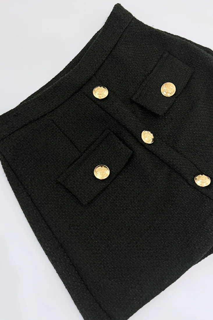 Violet Tweed Skort