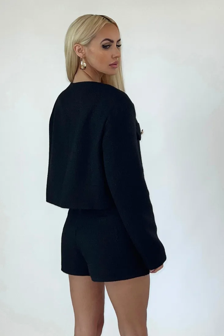 Violet Tweed Skort