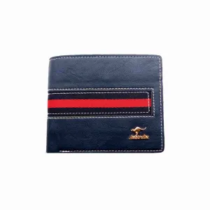 Wallet Folded Red Stripe & Kangaroo
