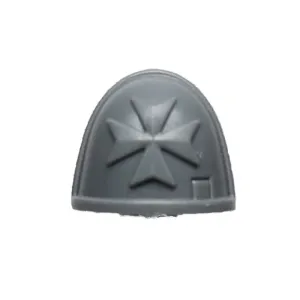 Warhammer 40K Games Workshop Black Templars Upgrade Shoulder Pad E