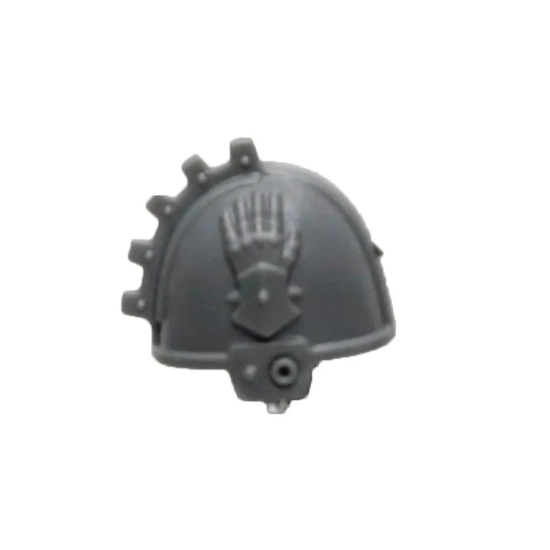 Warhammer 40K Space Marine Games Workshop Iron Hands Iron Father Feirros Shoulder Pad Left