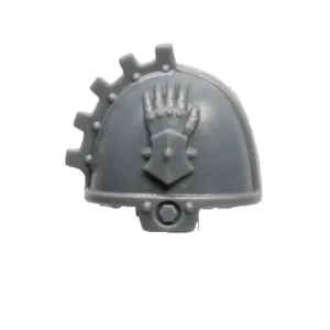 Warhammer 40K Space Marine Games Workshop Iron Hands Primaris Upgrade Shoulder Pad D