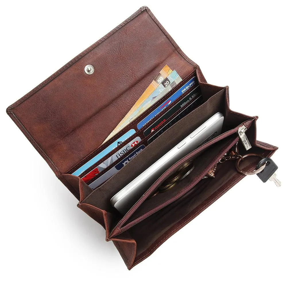 WILDHORN® Genuine Leather Wallet for Women | Purse for Women/Girls