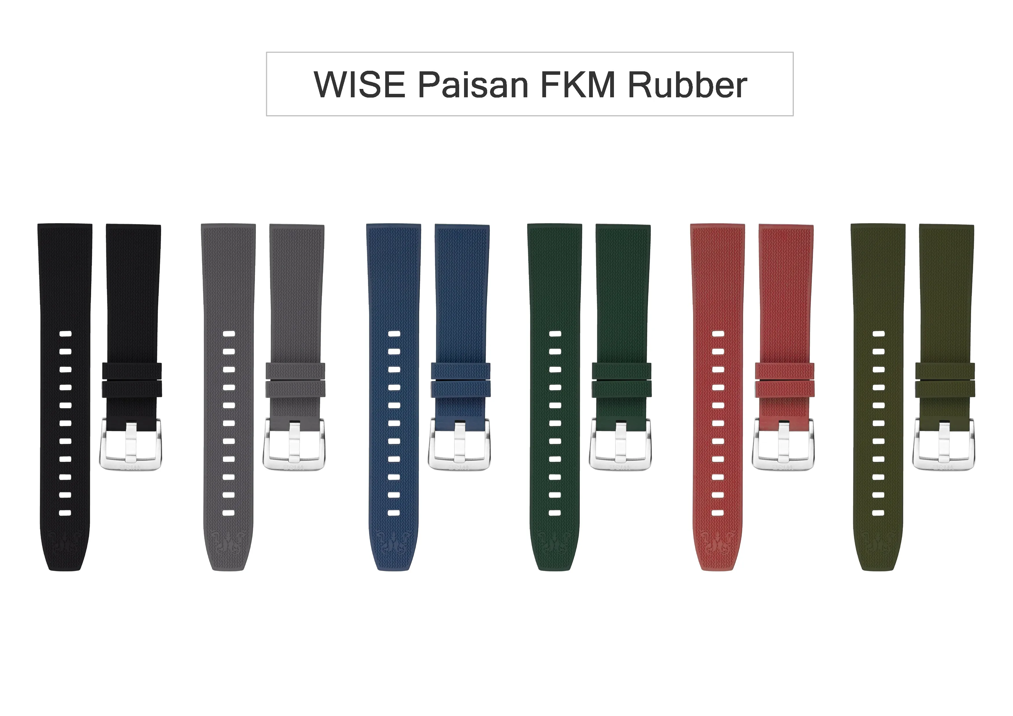 WISE Paisan Strap (FKM Rubber) 20 mm.