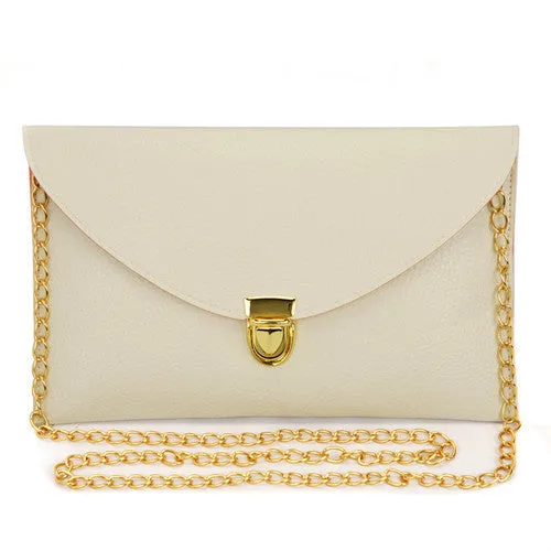 Women Clutch Bags Fashion Chain Envelope Candy Color Handbags Small Shoulder Bag Casual