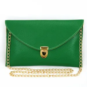 Women Clutch Bags Fashion Chain Envelope Candy Color Handbags Small Shoulder Bag Casual