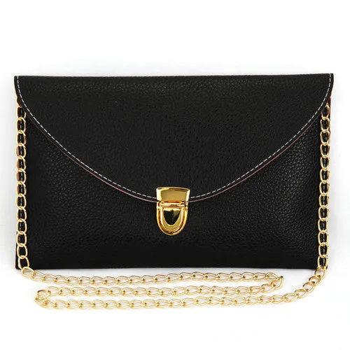 Women Clutch Bags Fashion Chain Envelope Candy Color Handbags Small Shoulder Bag Casual