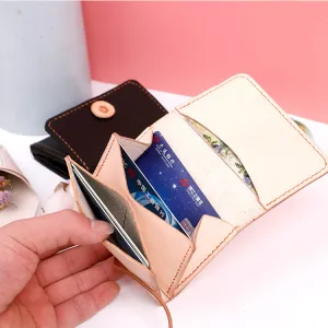 Women Leather Pattern Leather Card Wallets Pattern Coin Wallets Leather Craft Patterns Leather Templates