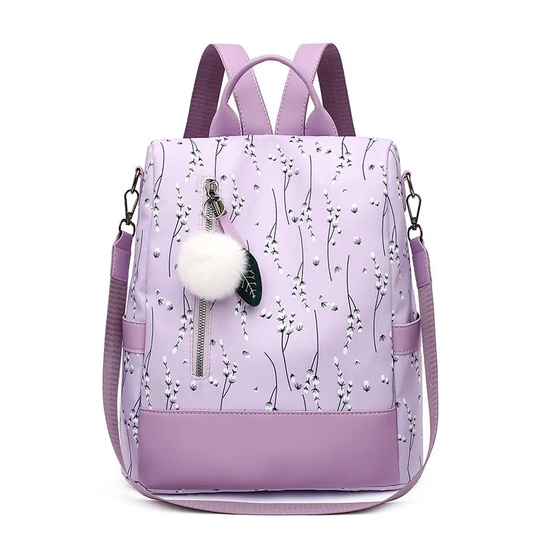 Women's Durable Fashion Oxford Cloth Leisure Backpacks