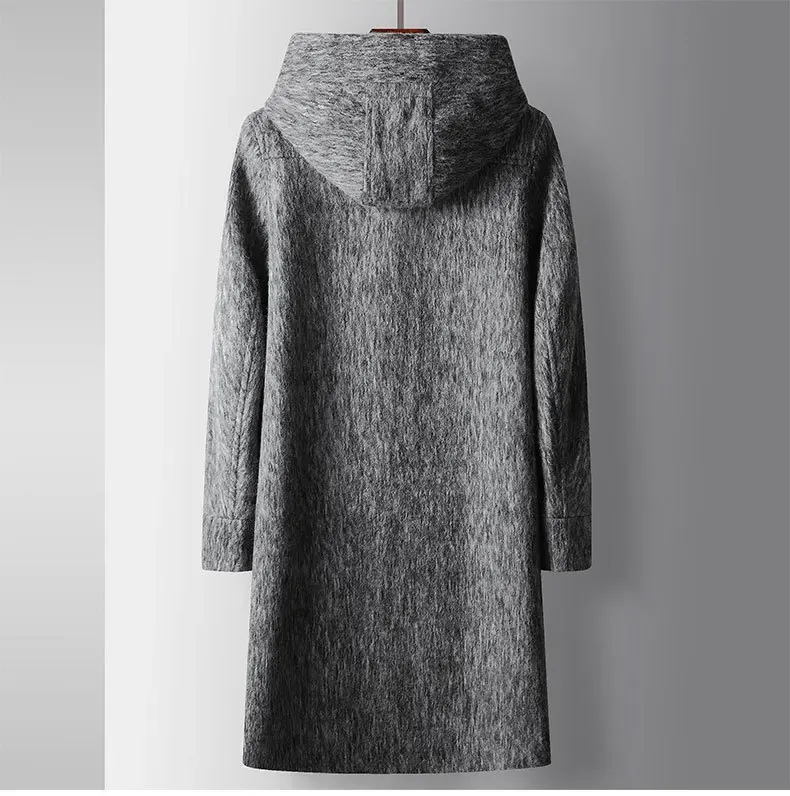 Wool Hooded Trench Coat