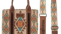 Wrangler Aztec Small Tote Tan