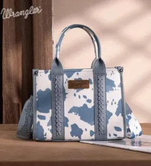 Wrangler Cow Print Concealed Carry Tote/Crossbody