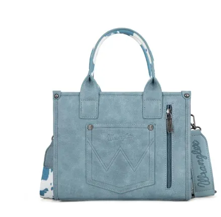 Wrangler Cow Print Concealed Carry Tote/Crossbody