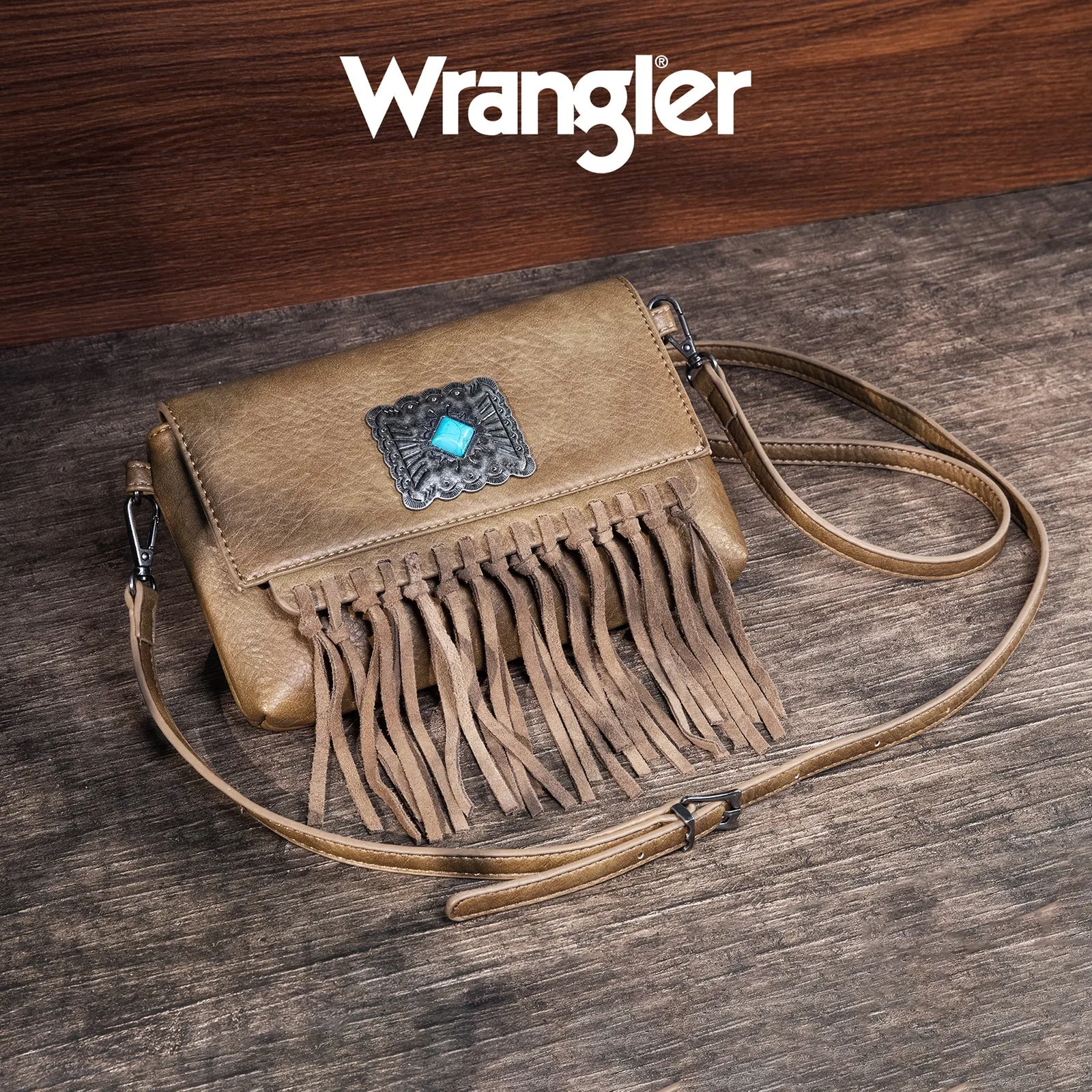Wrangler Fringe Clutch/Crossbody