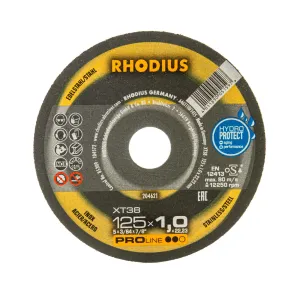 XT 38 Trennscheibe 125 x 1 mm, Geeignet für Stahl & Edelstahl, Stückzahl wählbar