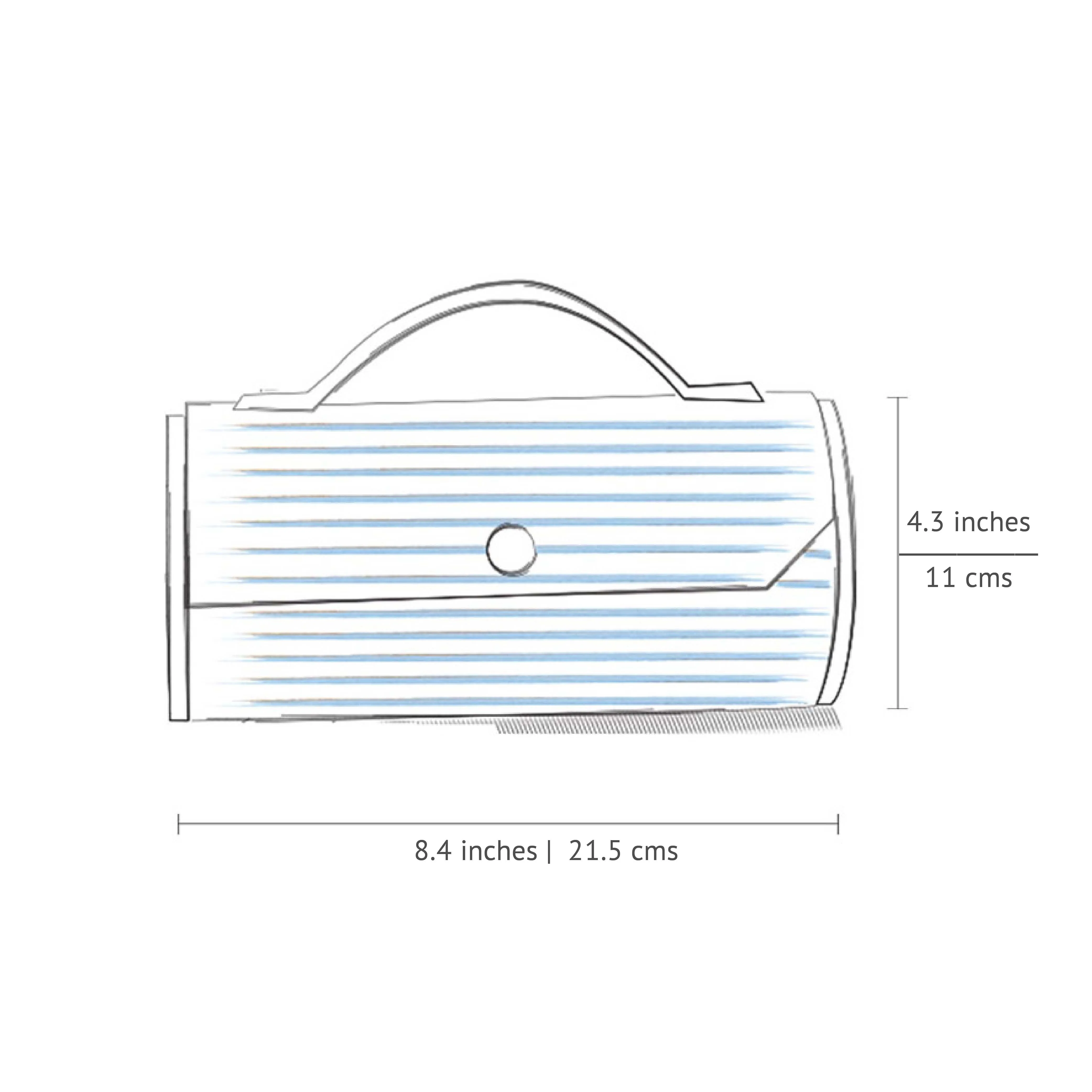 Yale Round Clutch - Single Sleeve