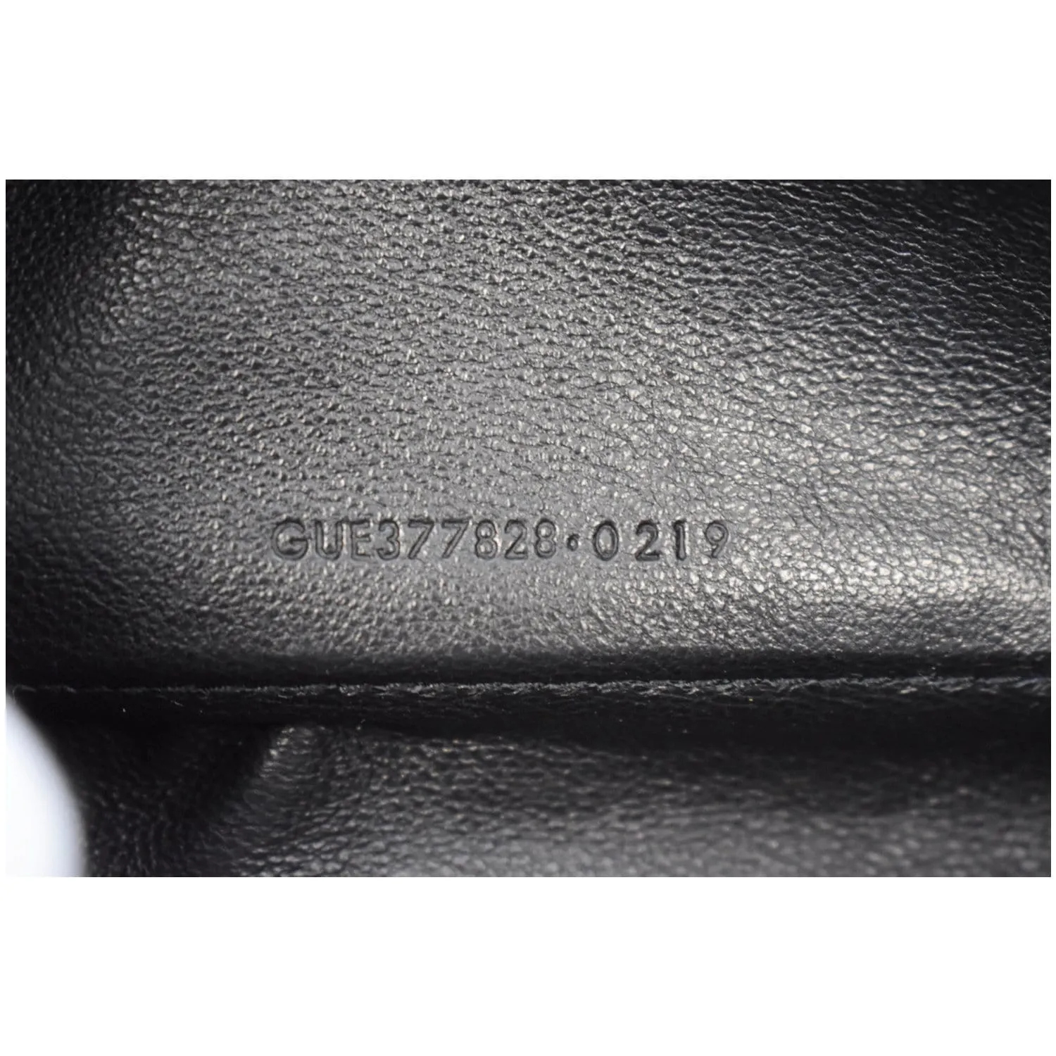 YVES SAINT LAURENT Monogram Grain De Poudre Chain Wallet Black