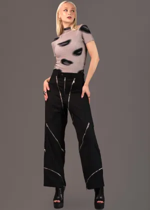 Zip It Wide Leg Trouser